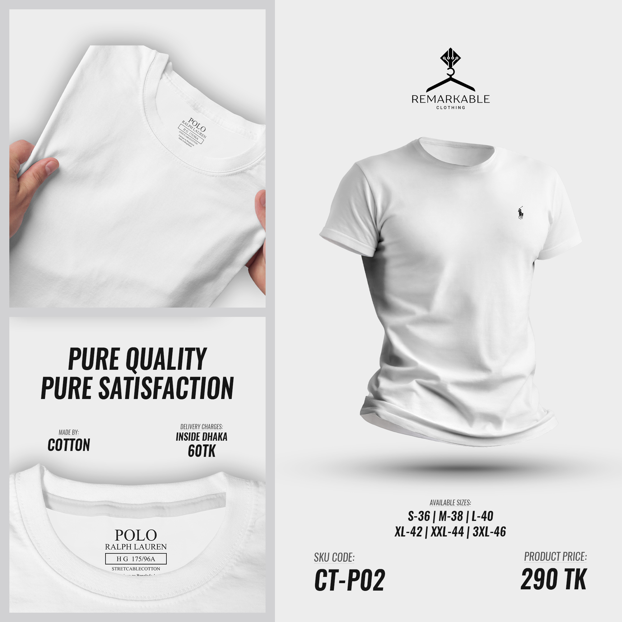 Polo Ralph Lauren Cotton CT-PO2 White