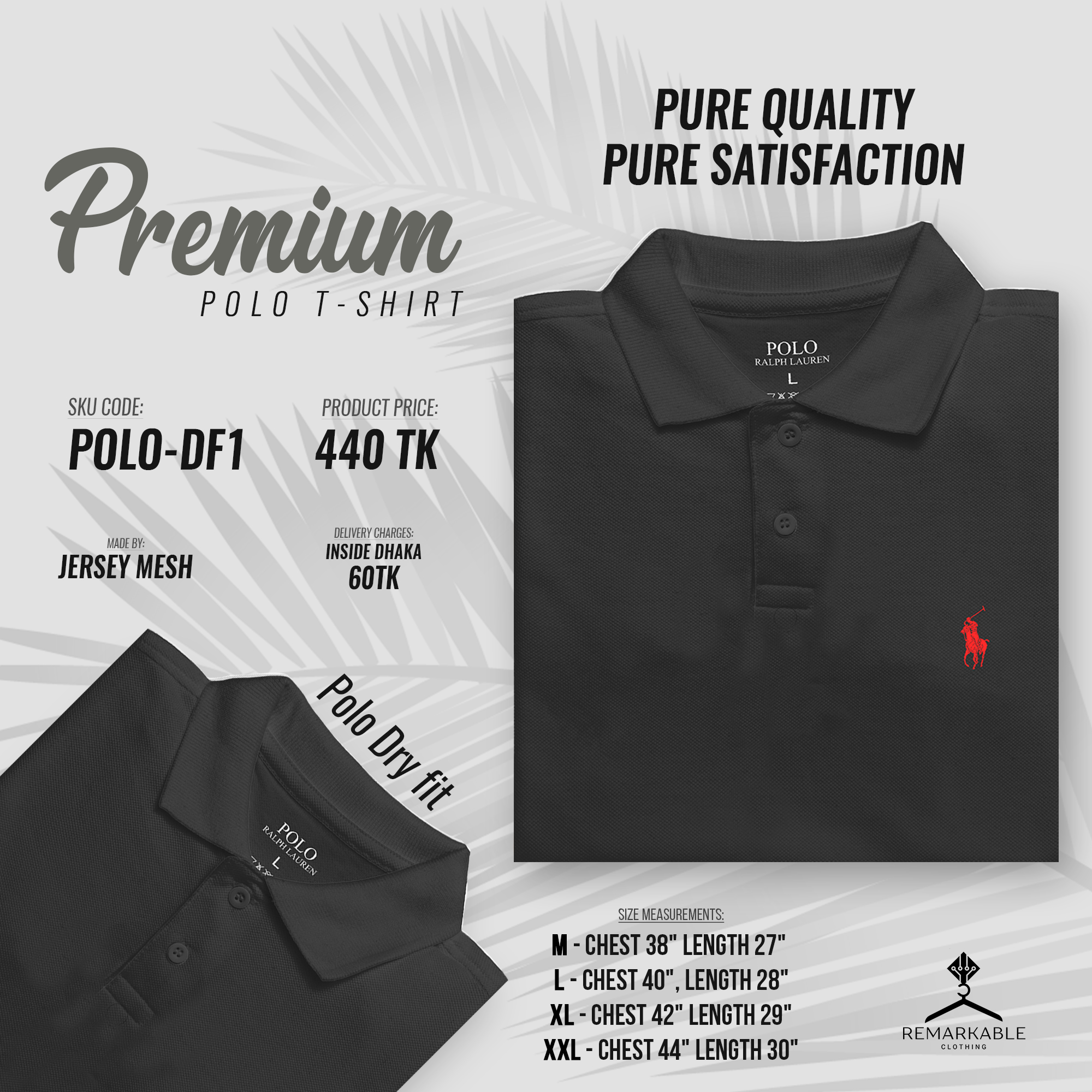 Polo Ralph Lauren POLO-DF1 Black
