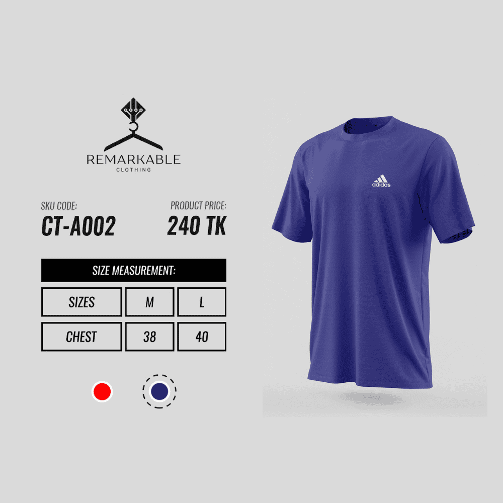 Adidas Cotton Blue