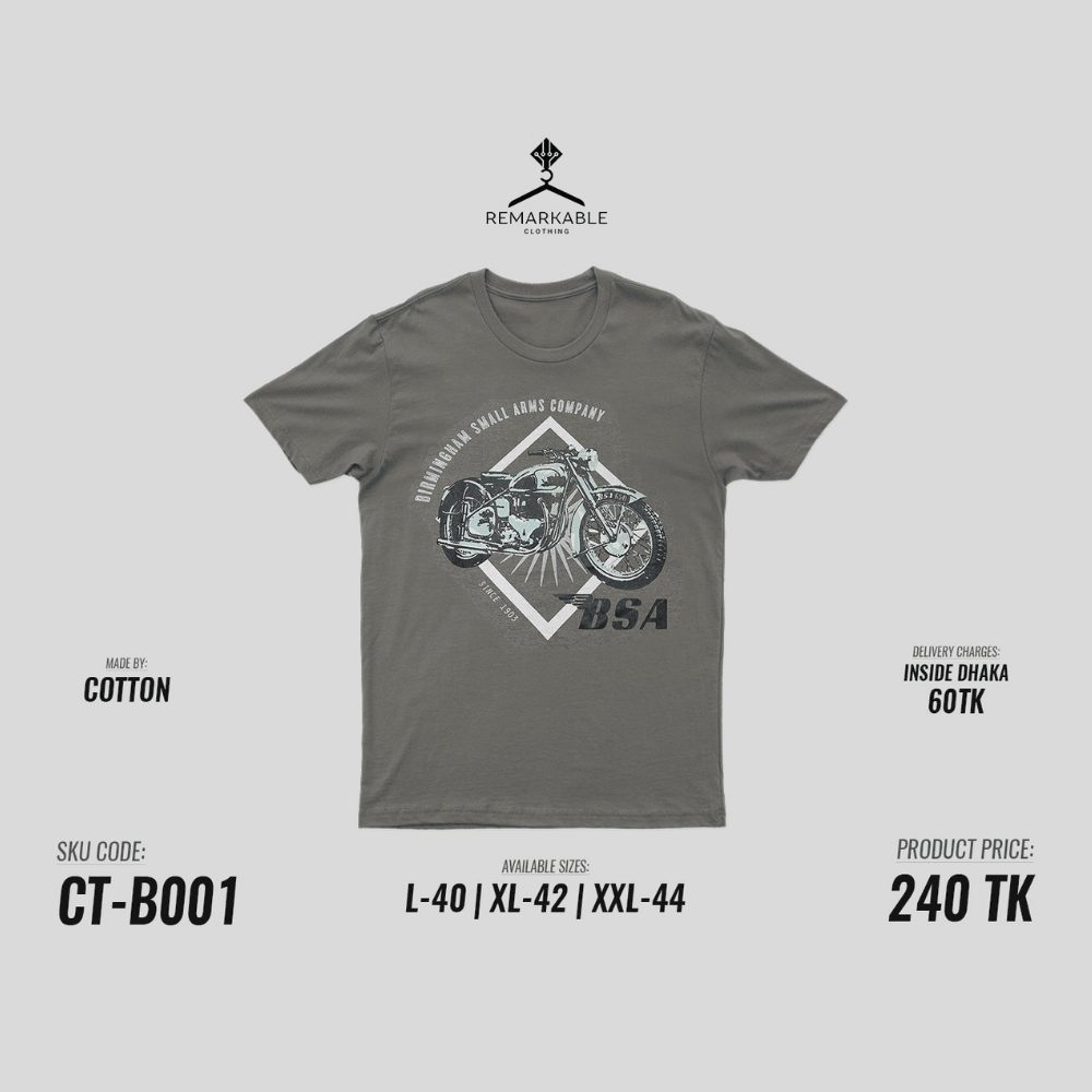 Basa Motorcycle Classic Tshirt