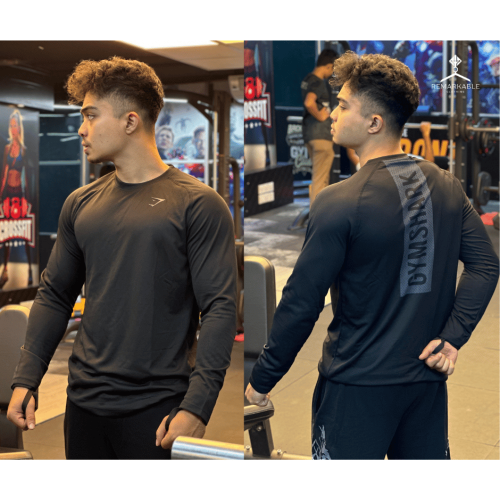 GymShark Gsf1- Black Full Sleeve
