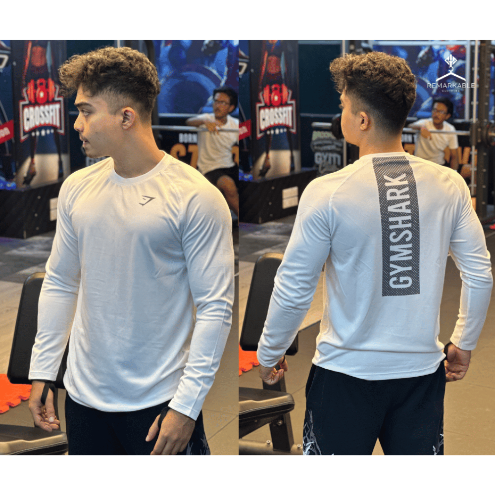 Gymshark Gsf1- White Full Sleeve